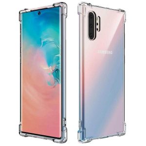 Чохол для Samsung Galaxy Note 10 Plus Прозорий GETMAN Ease logo посилені кути