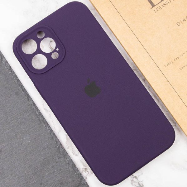 Чохол для iPhone 12 Pro Фіолетовий Silicone Case Full Camera Protective - Зображення 5