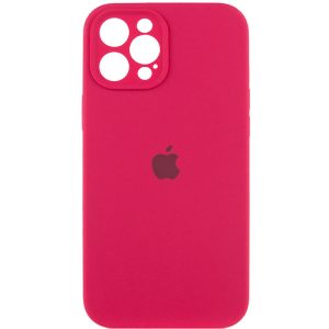 Чохол для iPhone 12 Pro Max Червоний Silicone Case Full Camera Protective