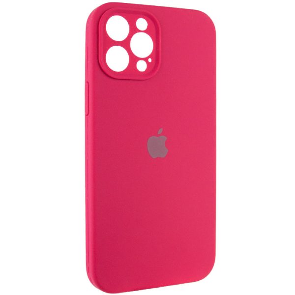 Чохол для iPhone 12 Pro Max Червоний Silicone Case Full Camera Protective - Зображення 2