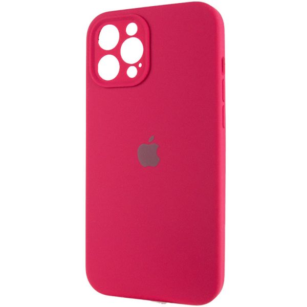 Чохол для iPhone 12 Pro Max Червоний Silicone Case Full Camera Protective - Зображення 3