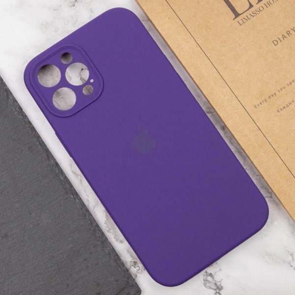 Чохол для iPhone 12 Pro Max Фіолетовий Silicone Case Full Camera Protective - Зображення 5