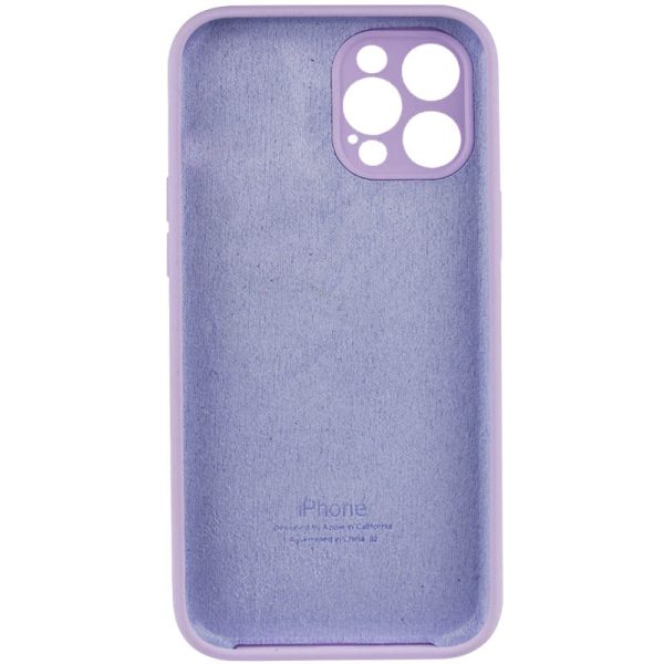 Чохол для iPhone 12 Pro Max Фіолетовий Silicone Case Full Camera Protective - Зображення 4