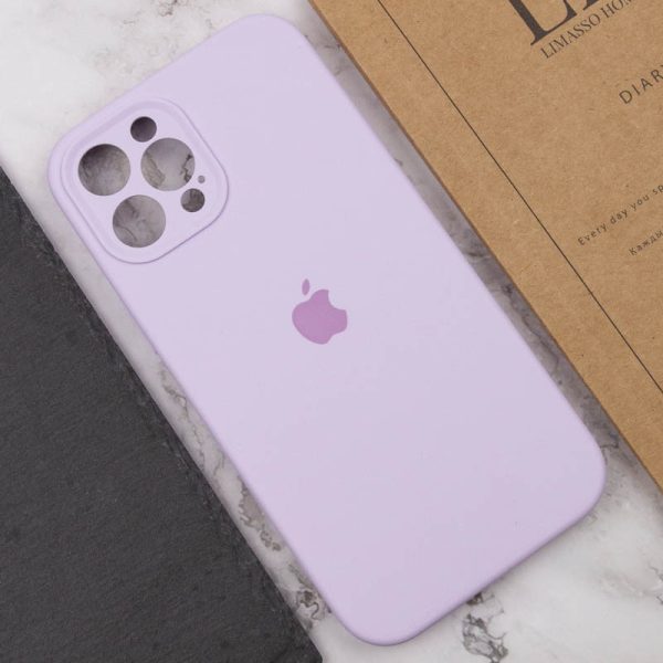 Чохол для iPhone 12 Pro Max Фіолетовий Silicone Case Full Camera Protective - Зображення 5