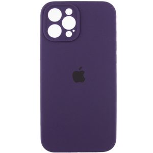 Чохол для iPhone 12 Pro Max Фіолетовий Silicone Case Full Camera Protective