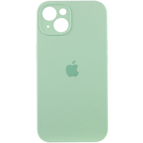 Чохол для iPhone 13 Зелений Silicone Case Full Camera Protective