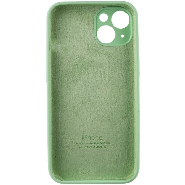 Чохол для iPhone 13 Зелений Silicone Case Full Camera Protective - Зображення 4