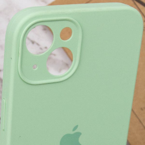 Чохол для iPhone 13 Зелений Silicone Case Full Camera Protective - Зображення 6