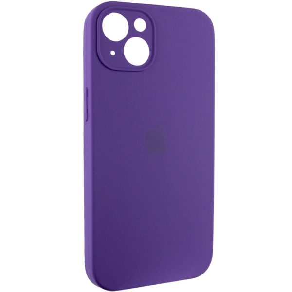 Чохол для iPhone 13 Фіолетовий Silicone Case Full Camera Protective - Зображення 2