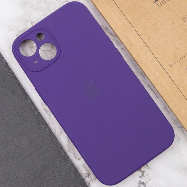 Чохол для iPhone 13 Фіолетовий Silicone Case Full Camera Protective - Зображення 5