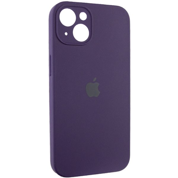 Чохол для iPhone 13 Фіолетовий Silicone Case Full Camera Protective - Зображення 2