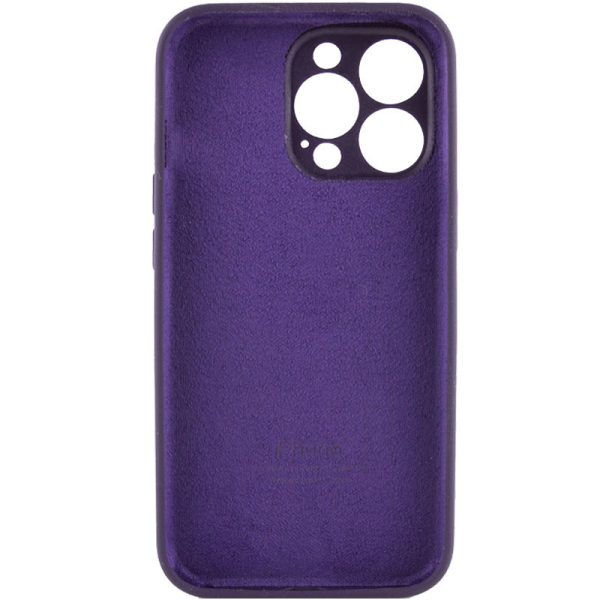Чохол для iPhone 14 Pro Фіолетовий Silicone Case Full Camera Protective - Зображення 4