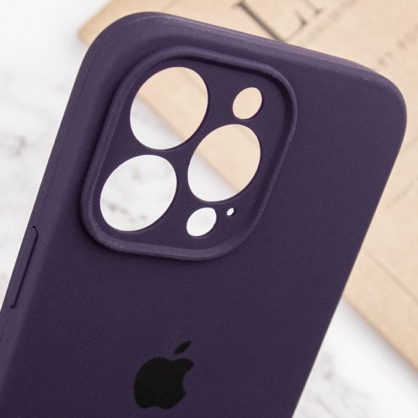 Чохол для iPhone 14 Pro Фіолетовий Silicone Case Full Camera Protective - Зображення 6