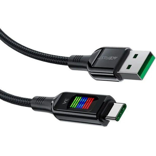 Дата кабель Acefast C7-04 USB-A to USB-C zinc alloy (1.2m) - Зображення 3