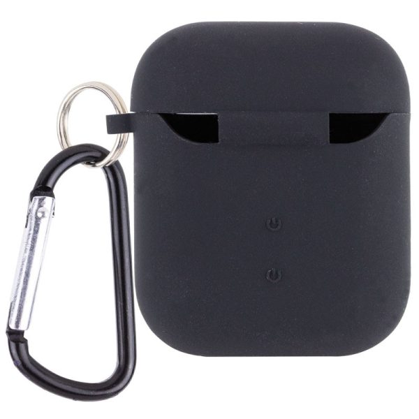 Силіконовий футляр для Airpods 1/2 з мікрофіброю - Зображення 2