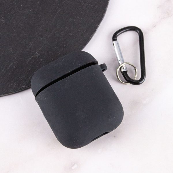 Силіконовий футляр для Airpods 1/2 з мікрофіброю - Зображення 3