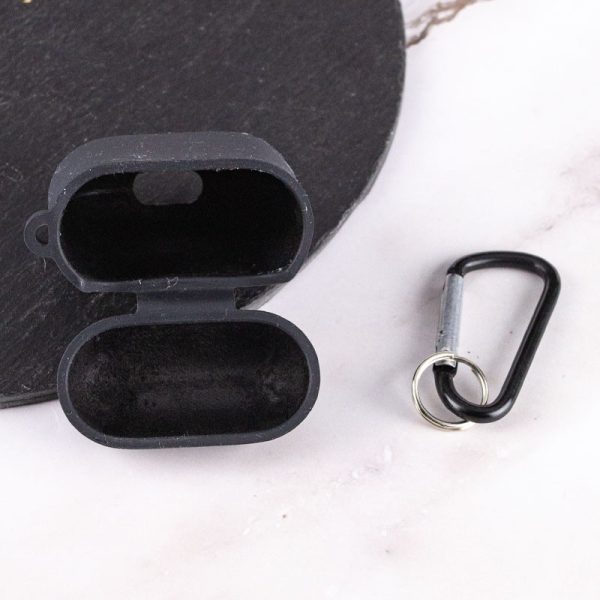 Силіконовий футляр для Airpods 1/2 з мікрофіброю - Зображення 5