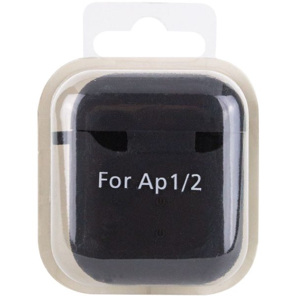 Силіконовий футляр для Airpods 1/2 з мікрофіброю - Зображення 6