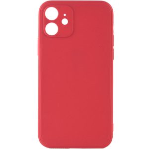 Силіконовий чохол для Apple iPhone 12 Червоний Candy Full Camera