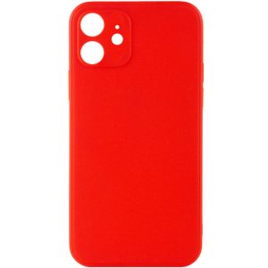 Силіконовий чохол для Apple iPhone 12 Червоний Candy Full Camera