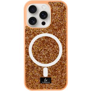 Чохол для iPhone 14 Pro Max Золотий Bling World Rock Diamond with MagSafe