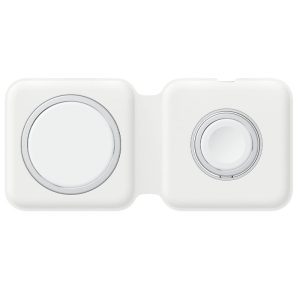 Бездротова зарядка Wireless Charger with Magsafe 2in1 for Apple (AAA) (box)