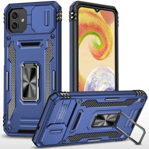 Ударостійкий чохол для Samsung Galaxy A05 Синій Camshield Army Ring