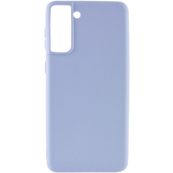 Силіконовий чохол для Samsung Galaxy S21+ Блакитний Candy