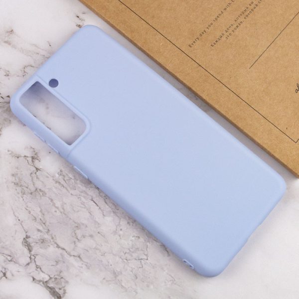 Силіконовий чохол для Samsung Galaxy S21+ Блакитний Candy - Зображення 4