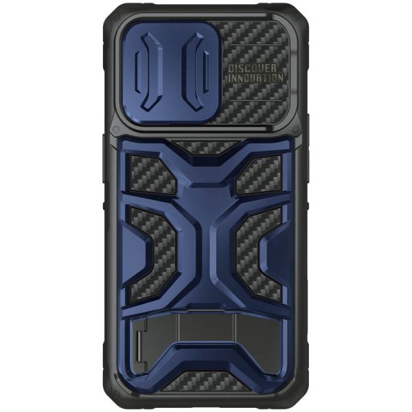 Чохол для iPhone 14 Pro Max Interstellar Синій Nillkin CamShield Adventurer Pro (шторка на камеру) - Зображення 2
