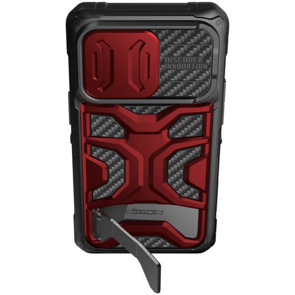 Чохол для iPhone 14 Pro Max Maga Червоний Nillkin CamShield Adventurer Pro (шторка на камеру) - Зображення 4