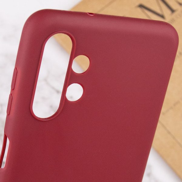 Силіконовий чохол для Samsung Galaxy A13 4G / A04s Бордовий Candy - Зображення 5