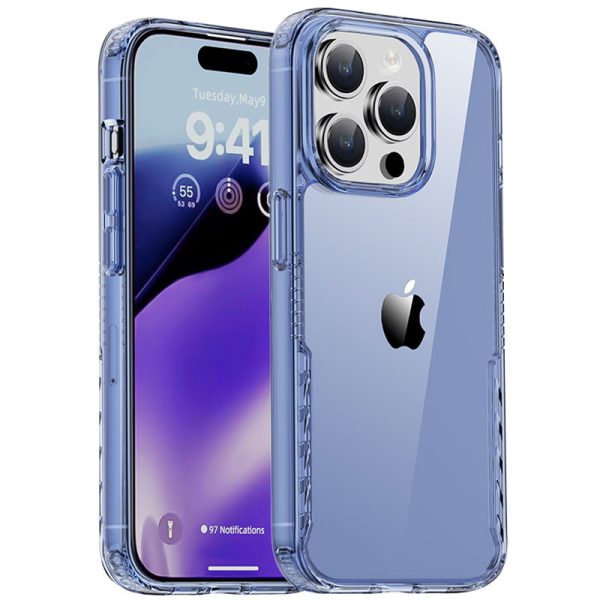 Чохол для iPhone 14 Pro Max Синій TPU+PC Multi-Color
