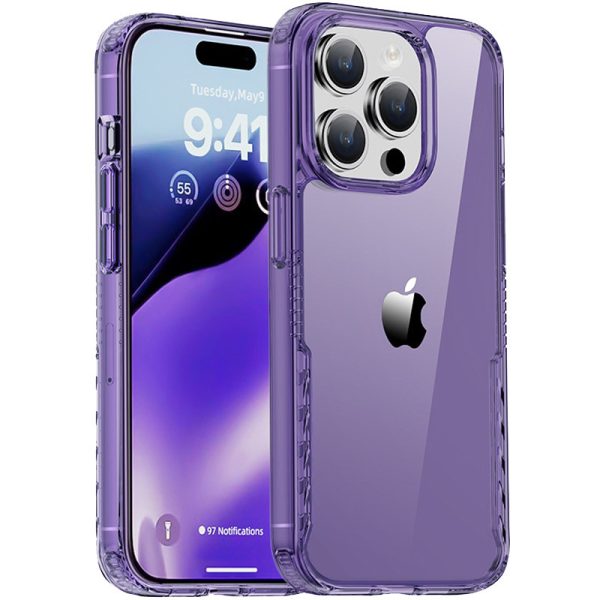 Чохол для iPhone 14 Pro Max Фіолетовий TPU+PC Multi-Color