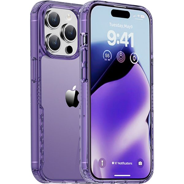 Чохол для iPhone 14 Pro Max Фіолетовий TPU+PC Multi-Color - Зображення 2