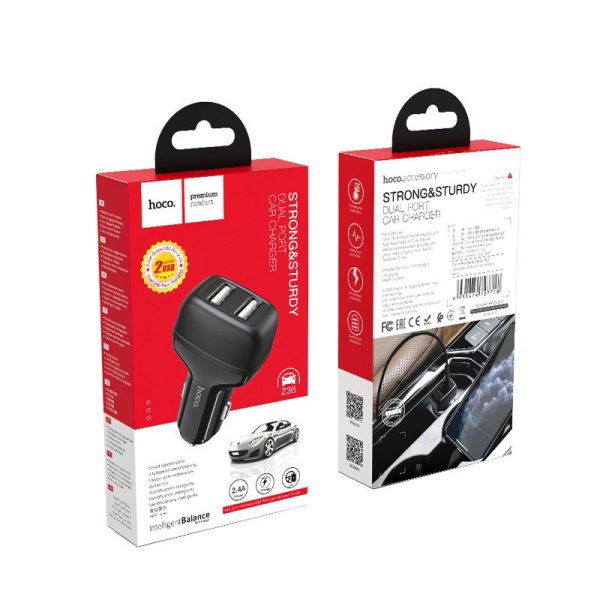АЗП Hoco Z36 (2USB/2.4A) - Зображення 6
