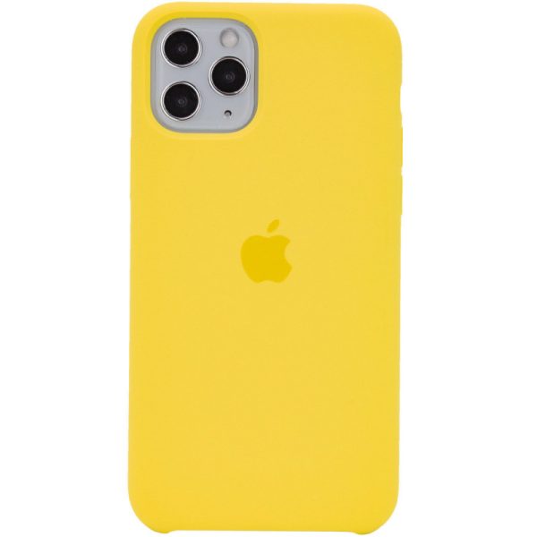 Чохол для iPhone 11 Pro Жовтий Silicone Case