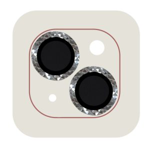 Захисне скло для iPhone 15 / 15 Plus Metal Shine на камеру