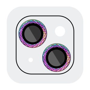Захисне скло для iPhone 15 / 15 Plus Metal Shine на камеру