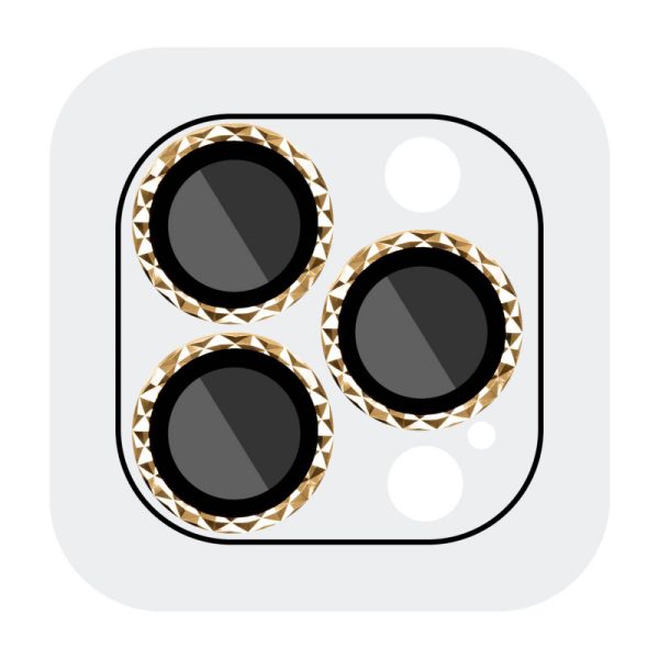 Захисне скло для iPhone 15 Pro / 15 Pro Max Metal Shine на камеру
