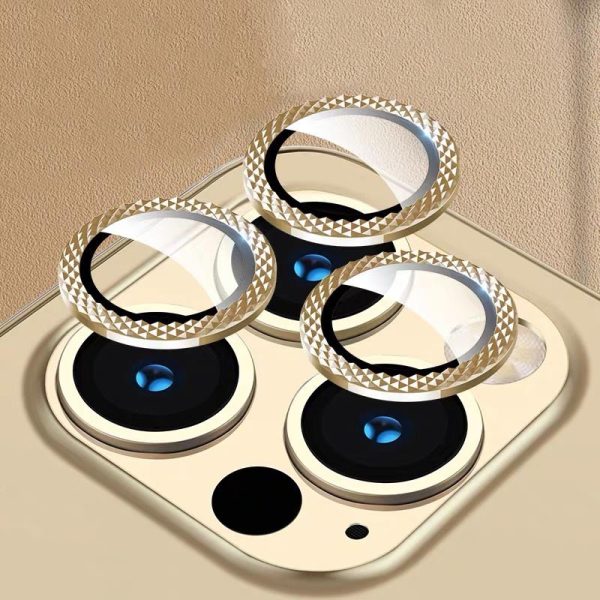 Захисне скло для iPhone 15 Pro / 15 Pro Max Metal Shine на камеру - Зображення 3