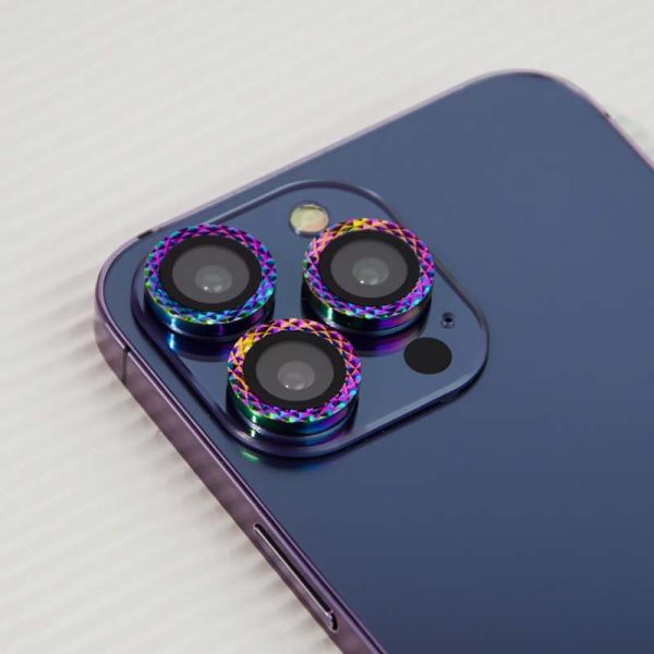 Захисне скло для iPhone 15 Pro / 15 Pro Max Metal Shine на камеру - Зображення 4