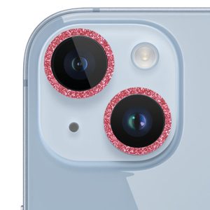 Захисне скло для iPhone 15 / 15 Plus Metal Sparkles на камеру