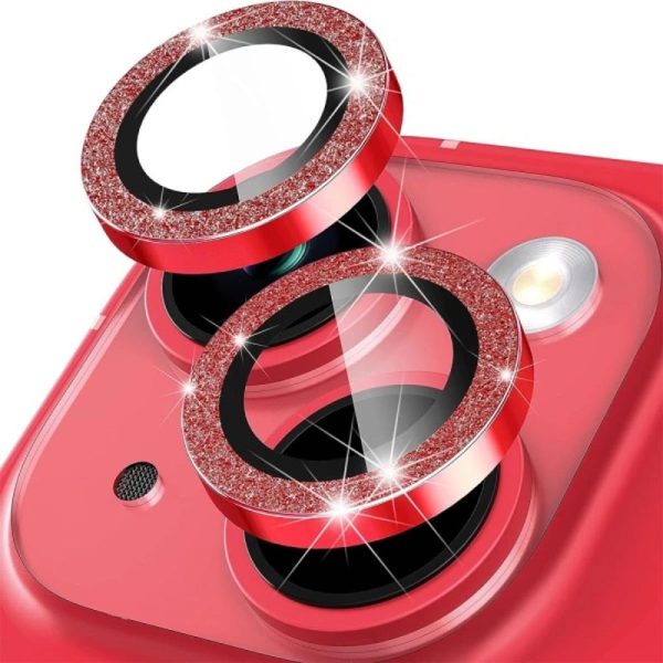 Захисне скло для iPhone 15 / 15 Plus Metal Sparkles на камеру - Зображення 2