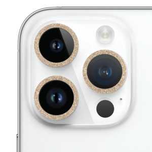 Захисне скло для iPhone 15 Pro / 15 Pro Max Metal Sparkles на камеру