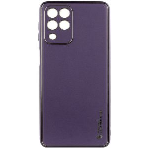 Шкіряний чохол для Samsung Galaxy M33 5G Фіолетовий Xshield