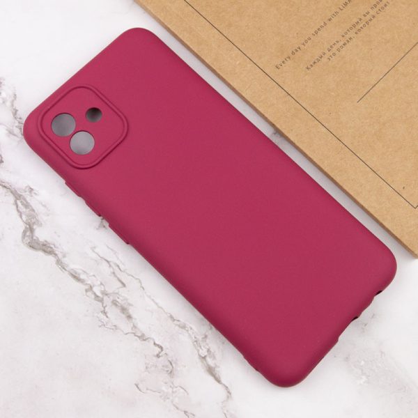 Чохол для Samsung Galaxy A05 Бордовий Silicone Cover Lakshmi Full Camera (A) - Зображення 4