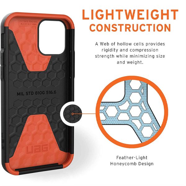 Чохол для iPhone 13 Pro Чорний TPU UAG CIVILIAN series - Зображення 2