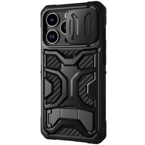 Чохол для iPhone 14 Pro Armor Чорний Nillkin CamShield Adventurer Pro (шторка на камеру)