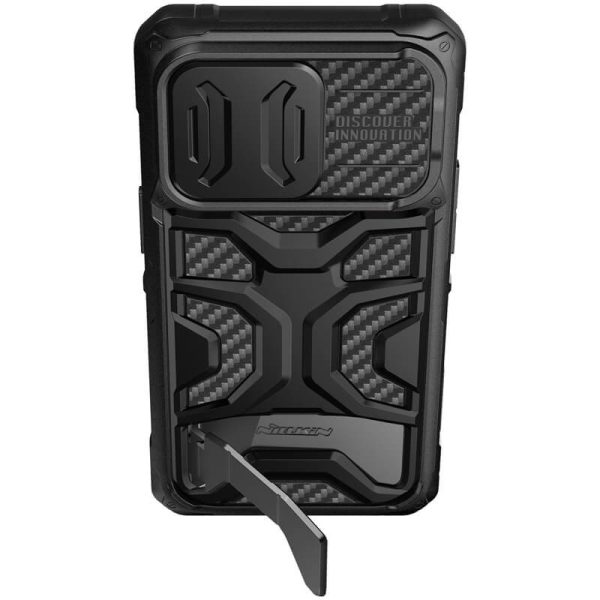 Чохол для iPhone 14 Pro Armor Чорний Nillkin CamShield Adventurer Pro (шторка на камеру) - Зображення 4